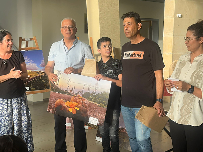 حفل توزيع الجوائز على المشاركين بمسابقة التصوير في وادي قانا